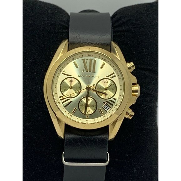 Michael Kors MK5798 Women\'s Black Leather Analog G main image 8